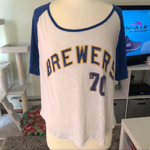 PINK Victoria's Secret Tops - Victoria secret PINK Milwaukee Brewers Tee